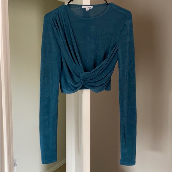 Tops - Green crop top